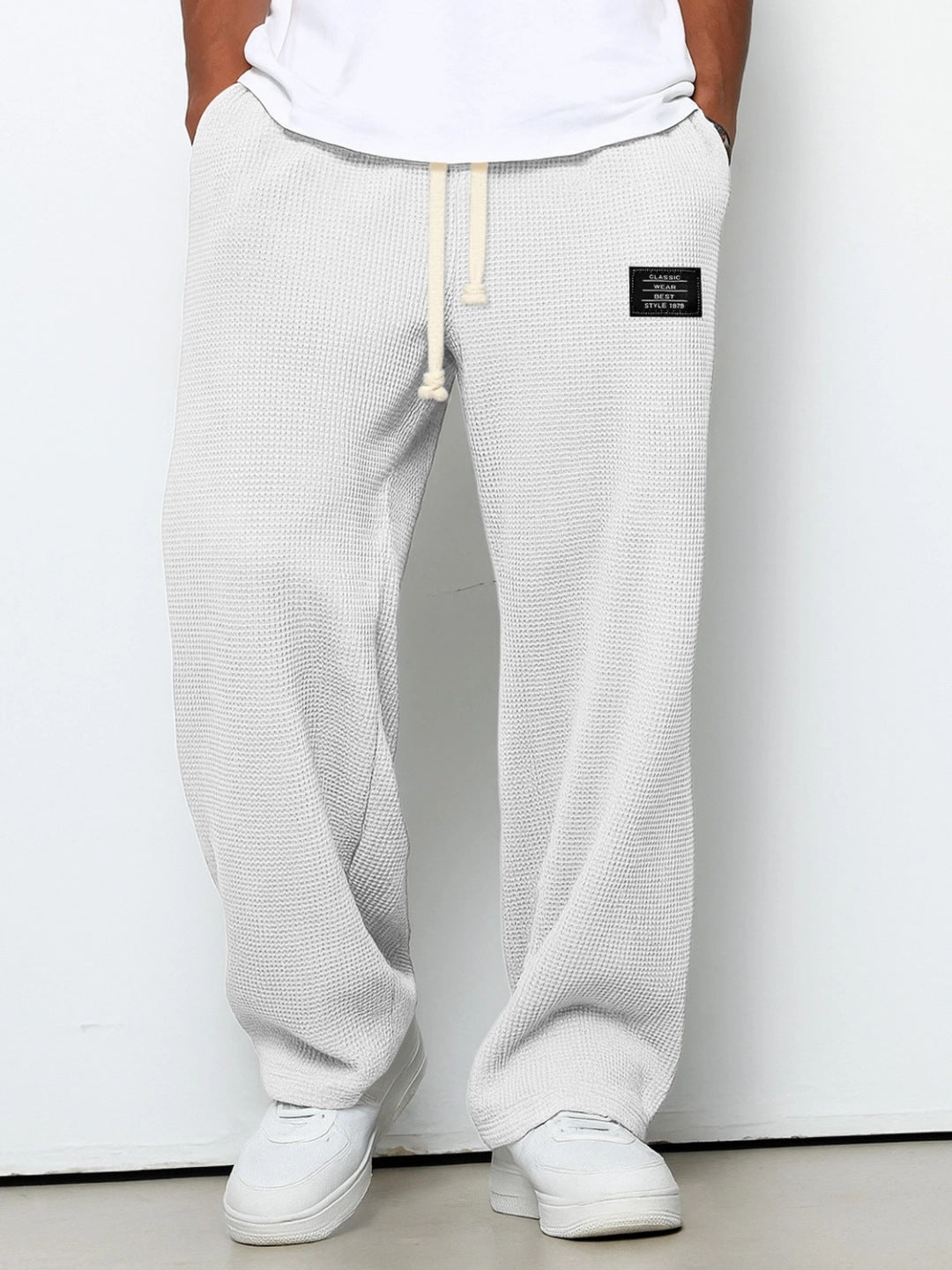 New Drawstring Elastic Casual Pants