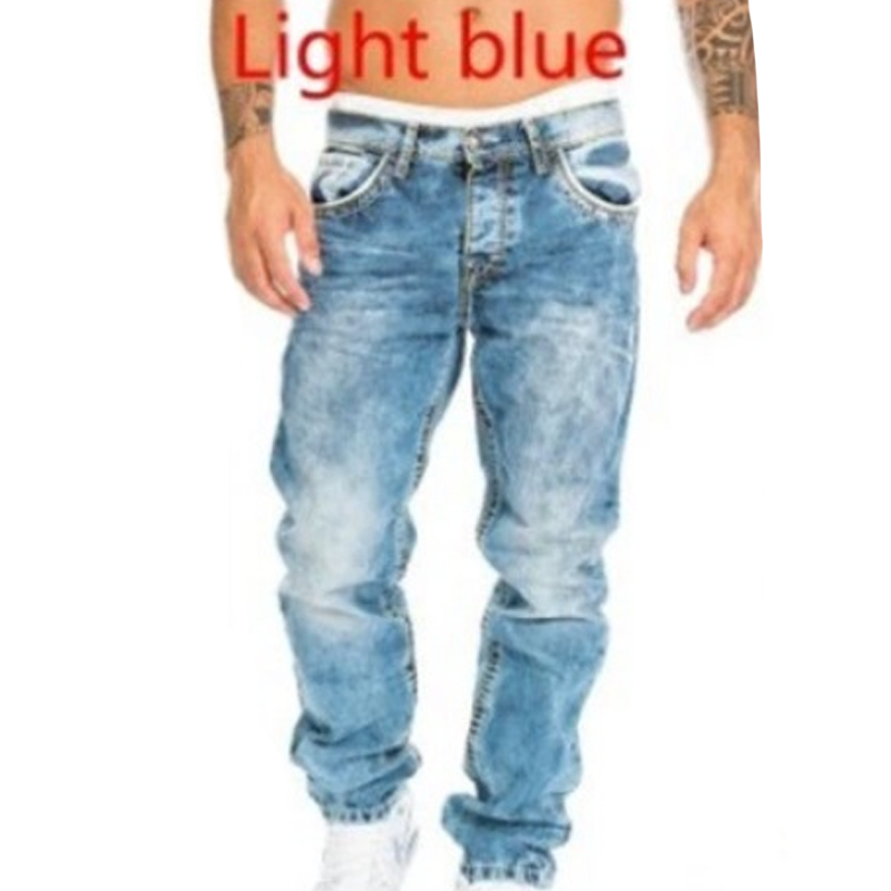 Men's Fashion Creative Stretch Denim Jeans,Minimalist Style Suitable For Summer, Emo Style